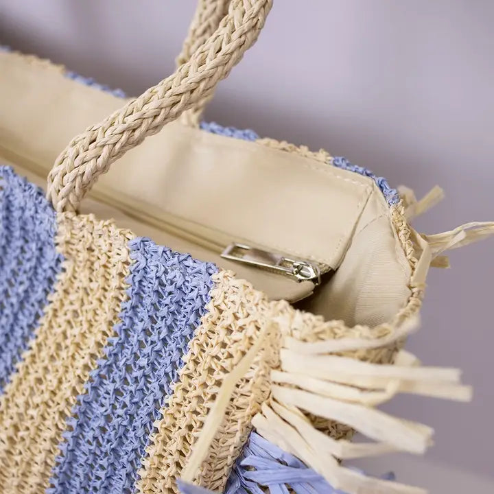 Excursion Beach Tote- Blue
