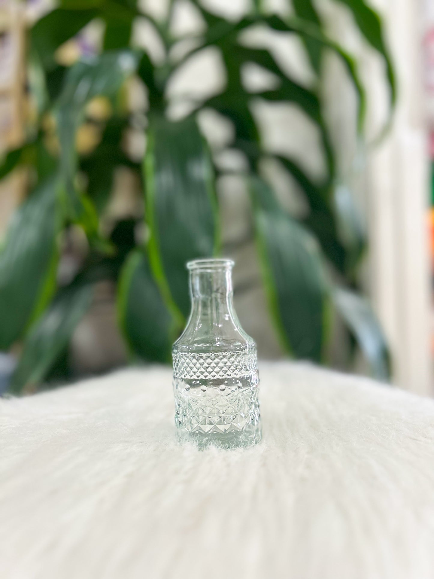 Clear Glass Bud Vase
