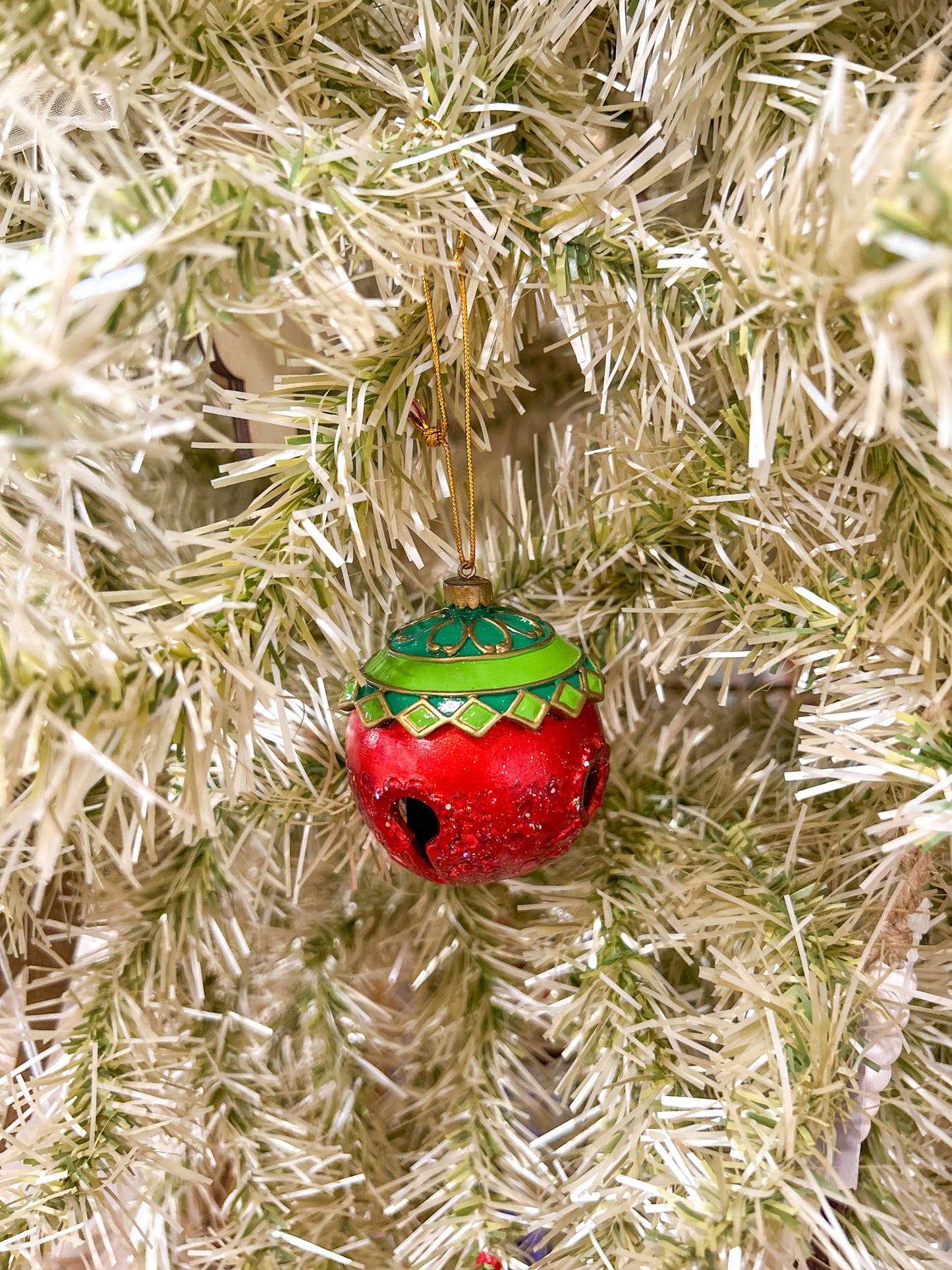 Polar Express Bell Ornament- Red