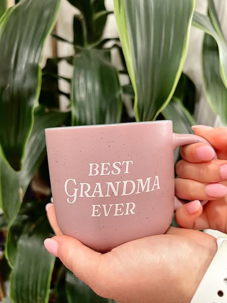 Mug Pink Best Grandma Ever Ps 103:17