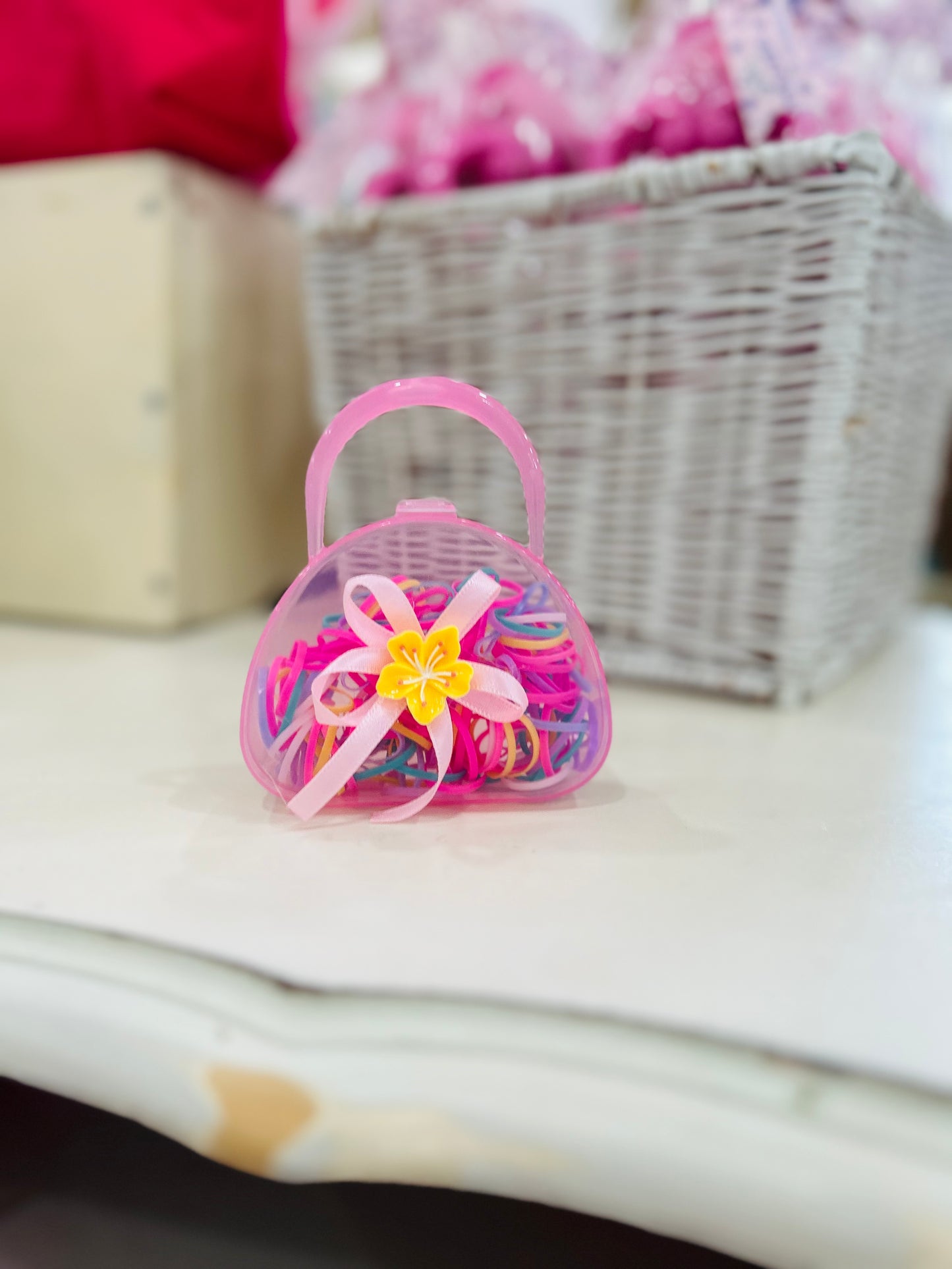 Rubber Band Plastic Purse