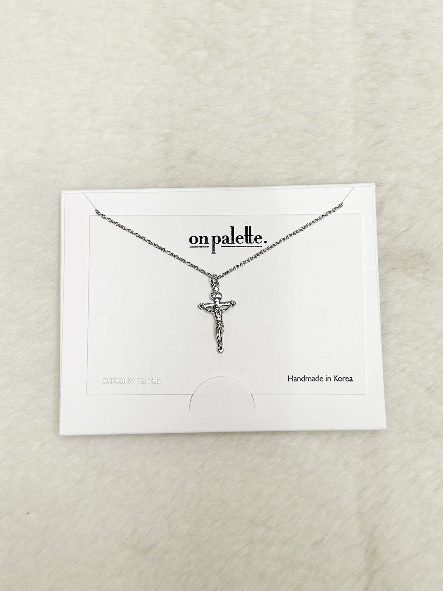 Silver Crucifix Necklace