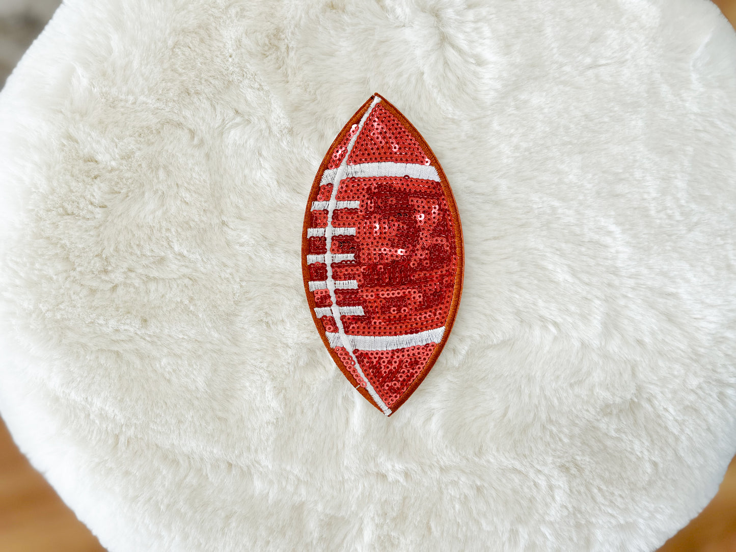 Patch- Medium Sparkly Football
