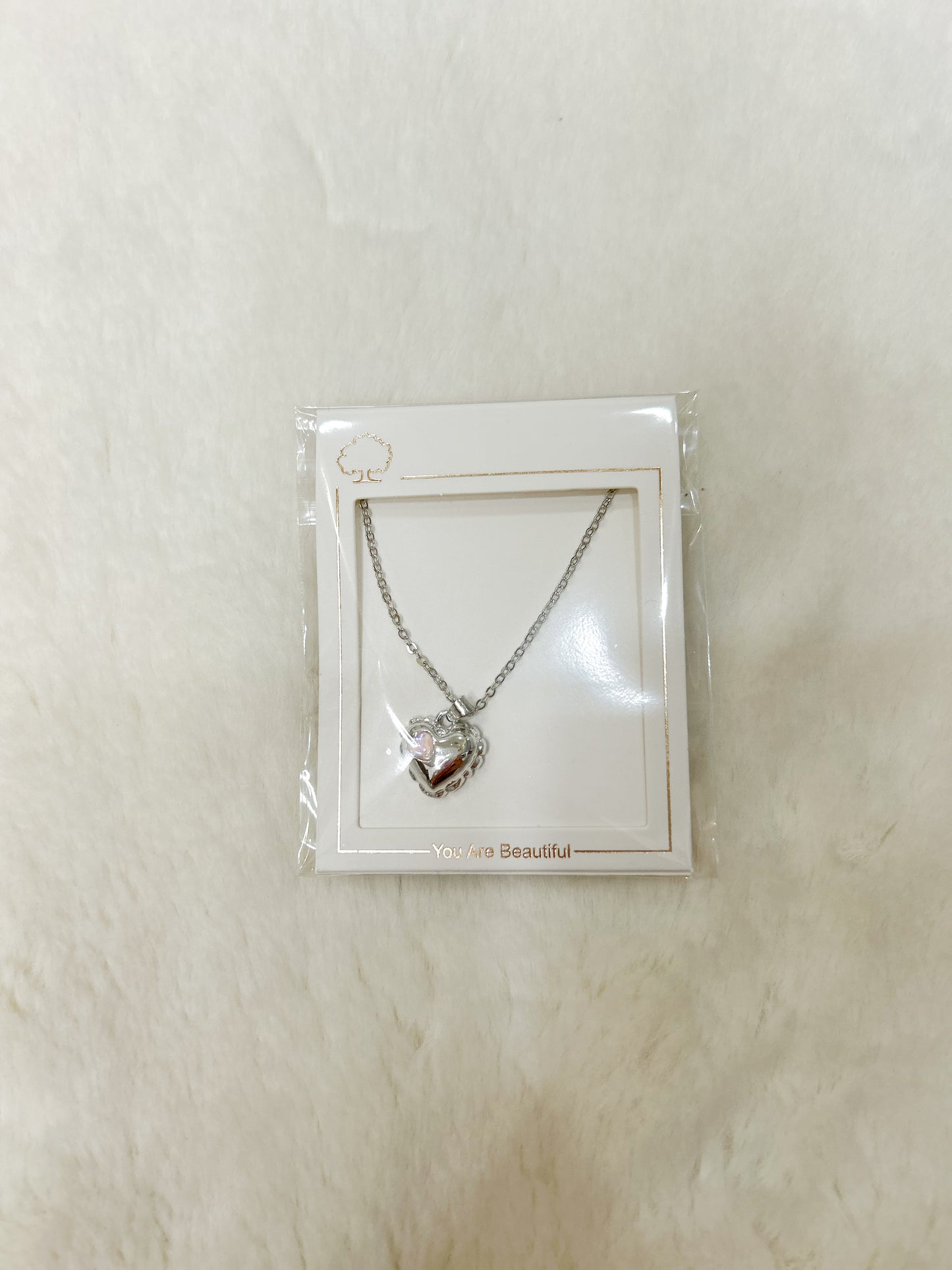 Kids Heart Locket Necklace
