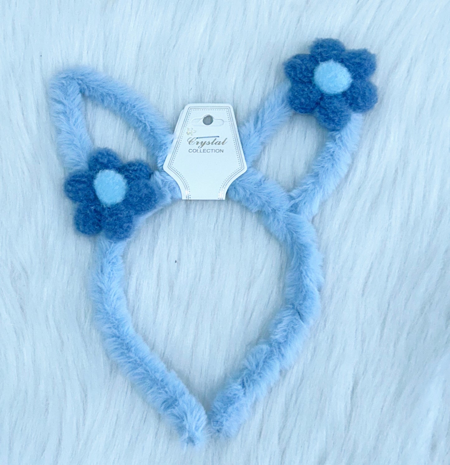 Fuzzy Bunny Ear Headband