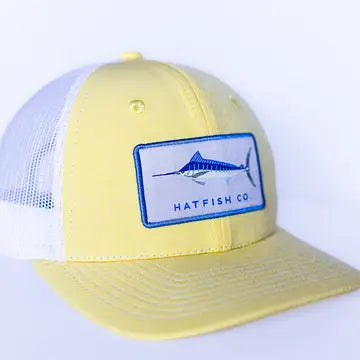 Kids Blue Marlin Patch Trucker Cap