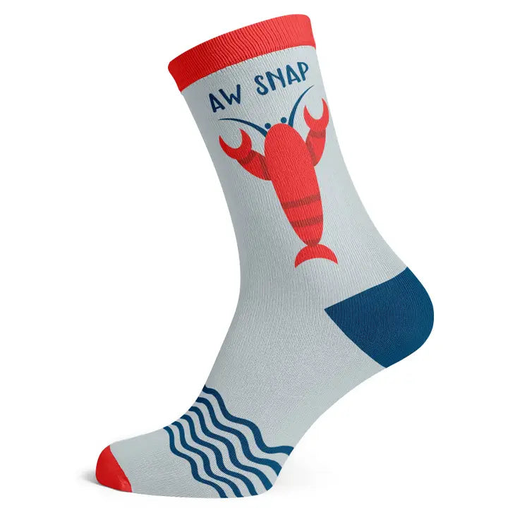 Aw Snap Lobster Socks
