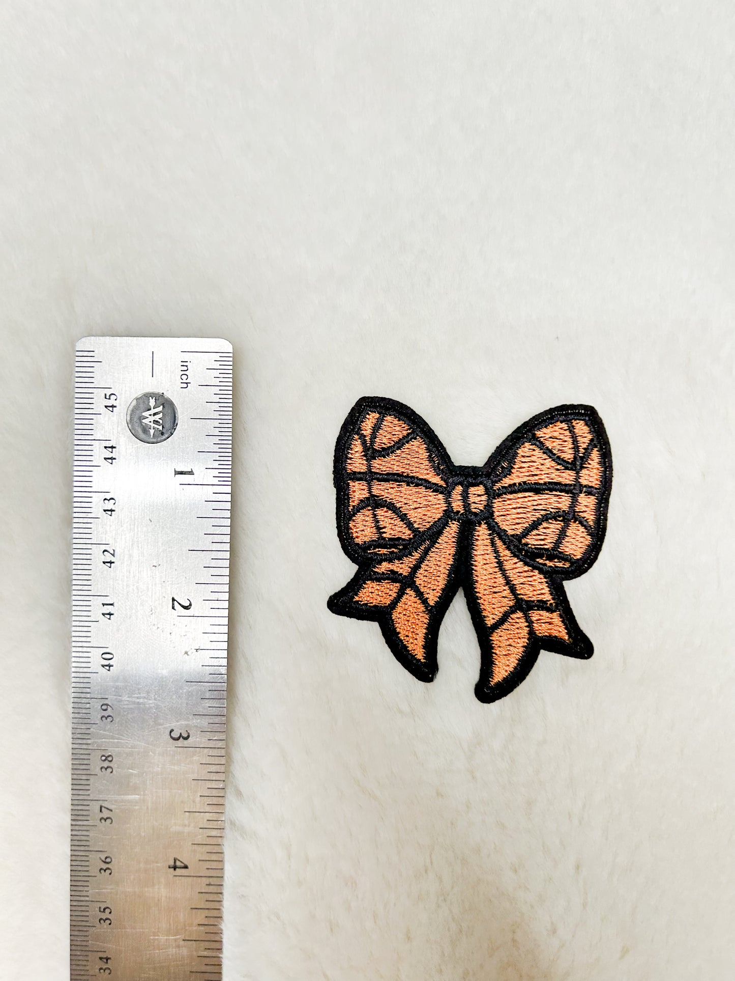 Patch- Mini Basketball Bow