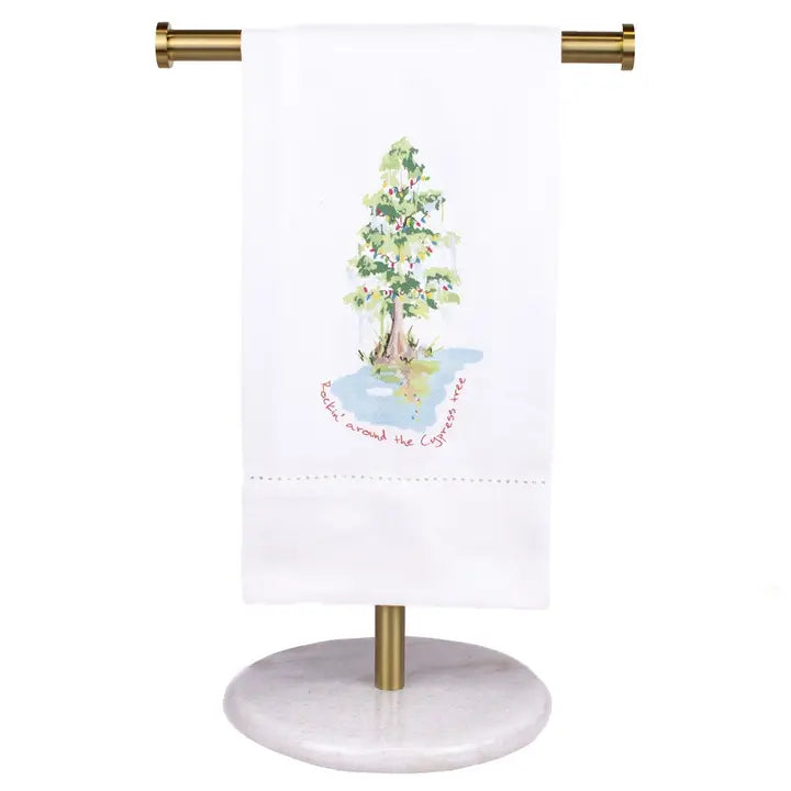 Rockin' Around the Cypress Tree Hand Towel
