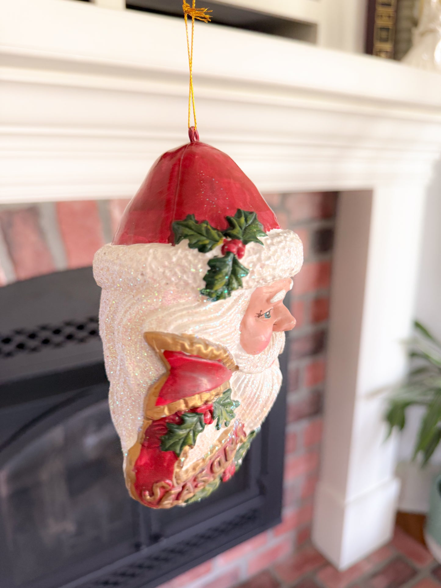Santa Seasons Greetings Ornament
