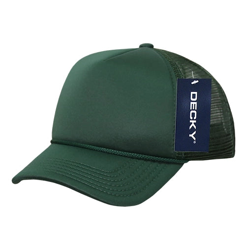 Youth Decky Solid Foam Trucker Hat
