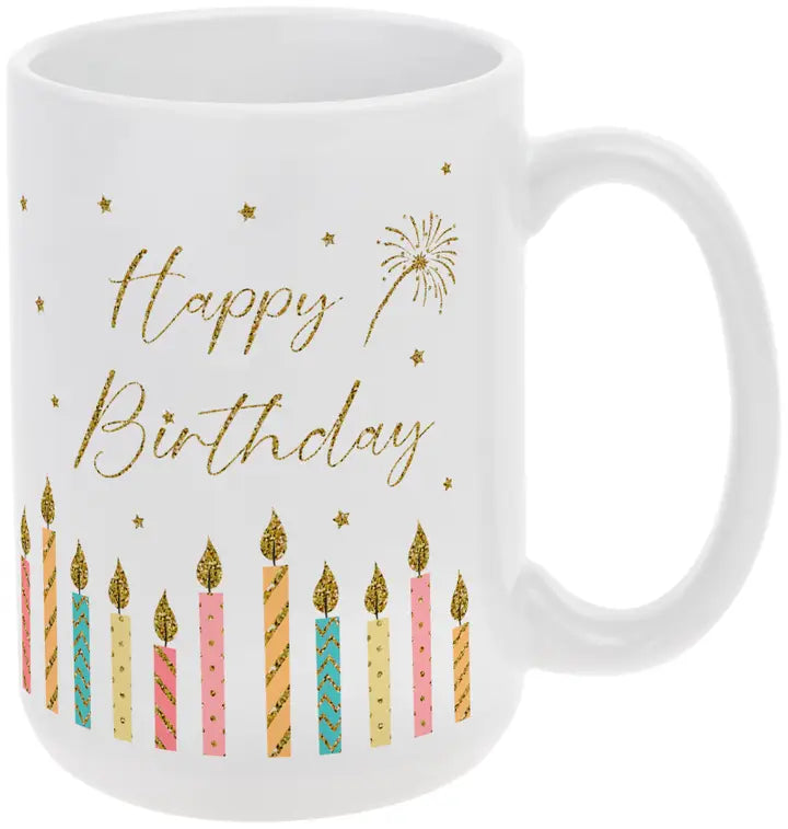 Happy Candles 15 oz Ceramic Mug