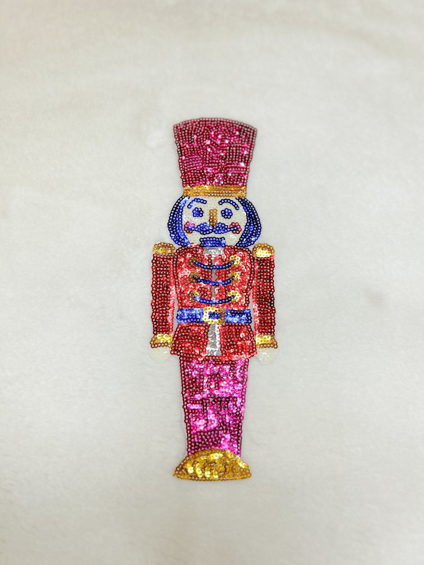 Patch-Sequin Nutcracker