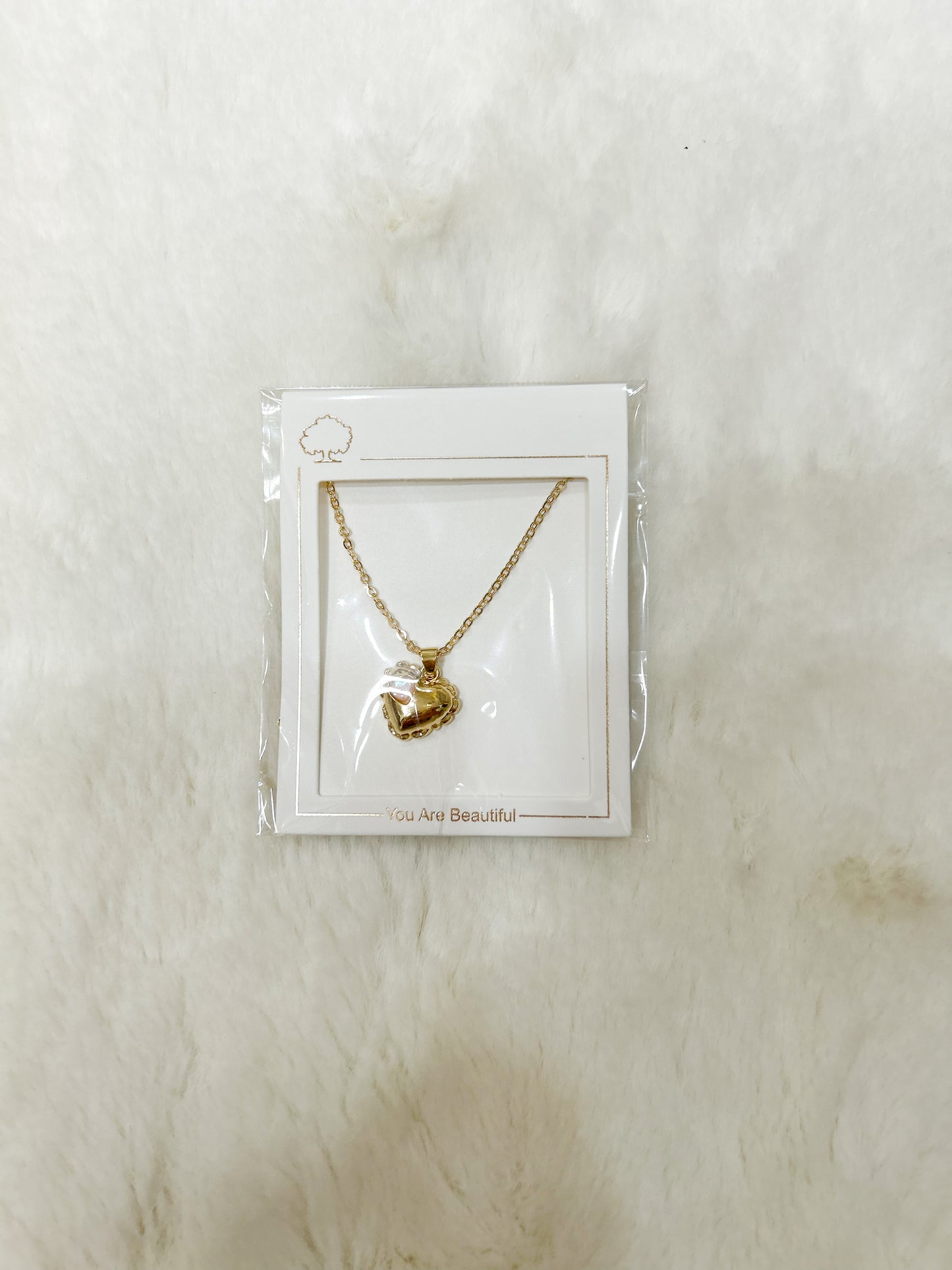 Kids Heart Locket Necklace