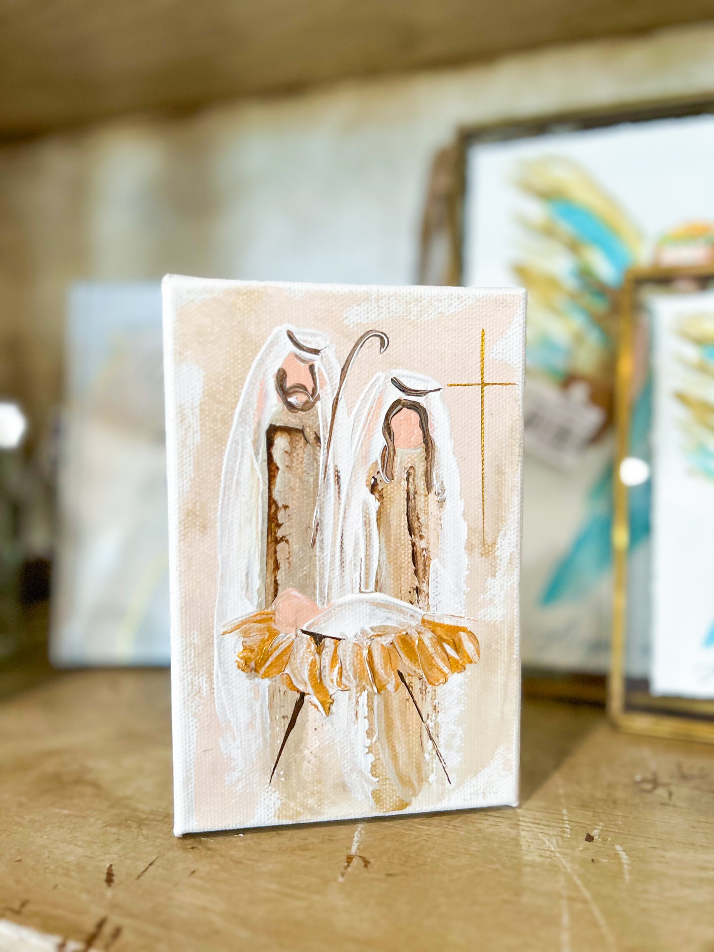 Gospel News 4x6 Oh Holy Night Canvas Art
