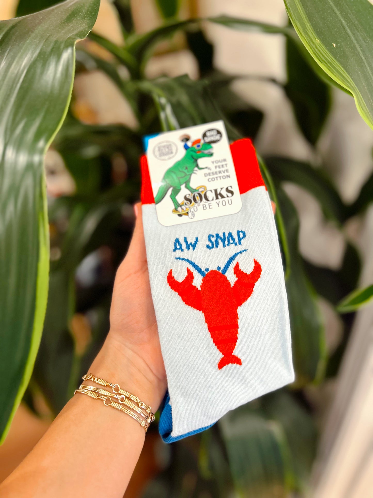 Aw Snap Lobster Socks