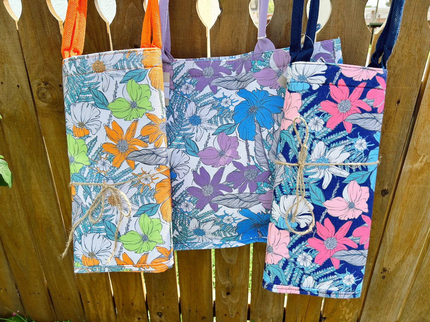 Floral Beach Tote