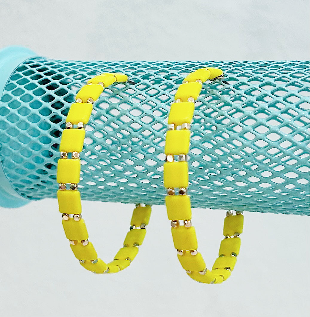 Sunshine Hoop Earrings
