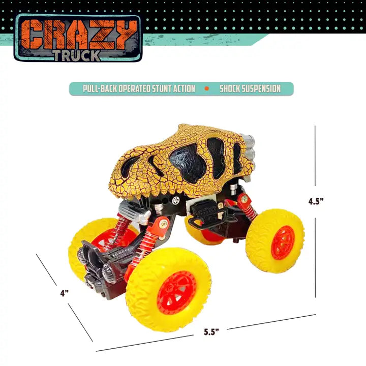 Crazy Truck- Pull Back Dinosaur