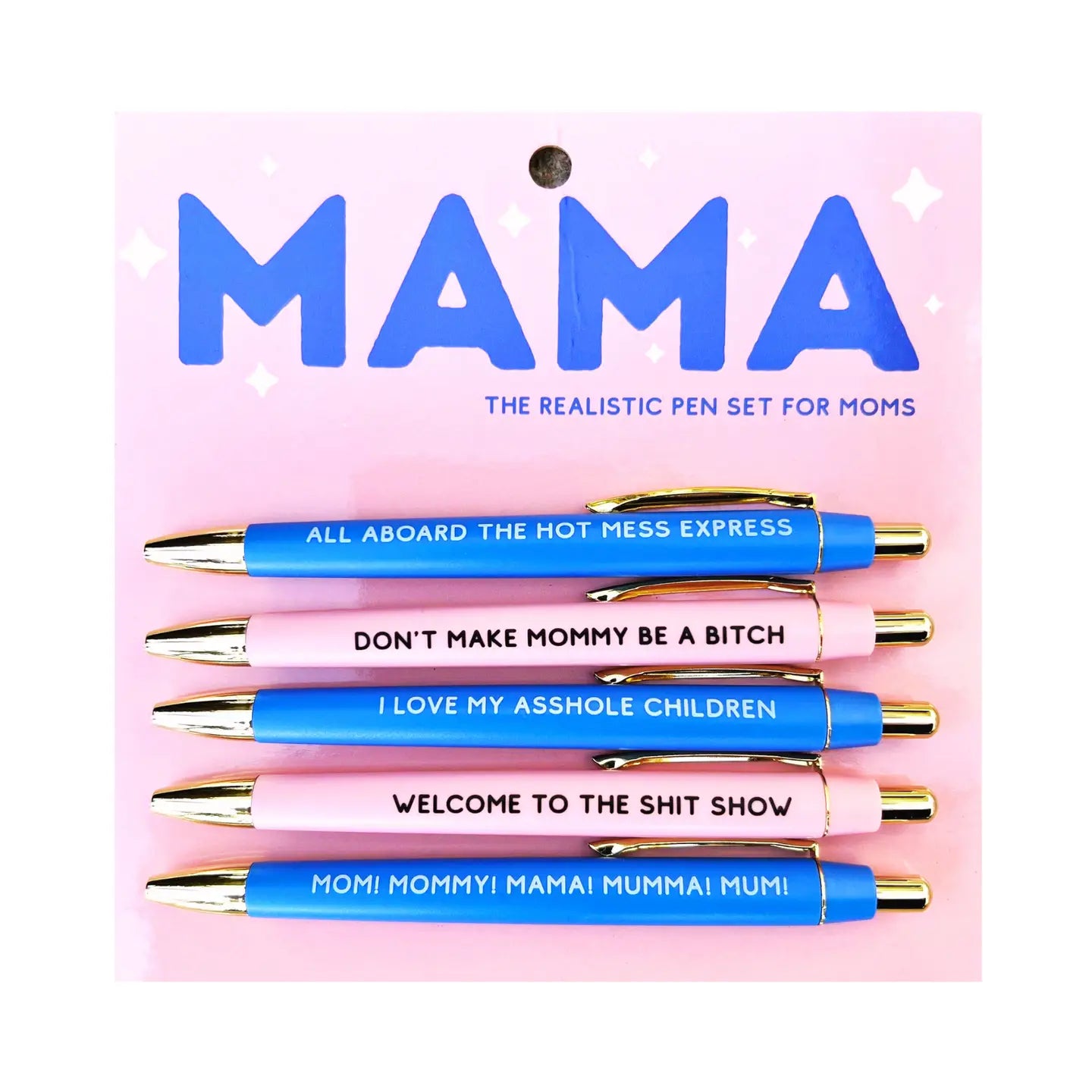 Mama Realistic Pen Set For Moms