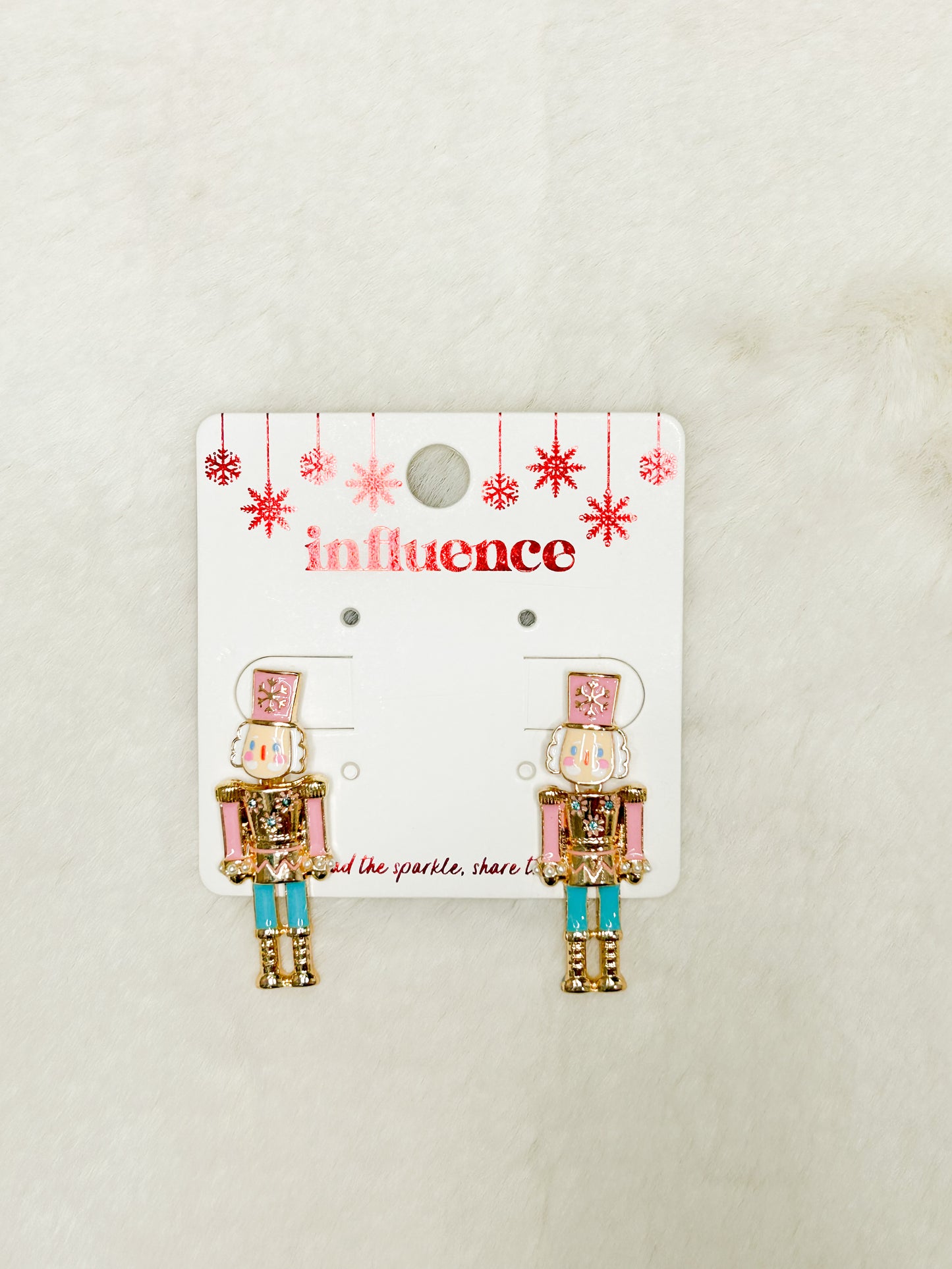 Twinkle Toe Nutcracker Christmas Earrings