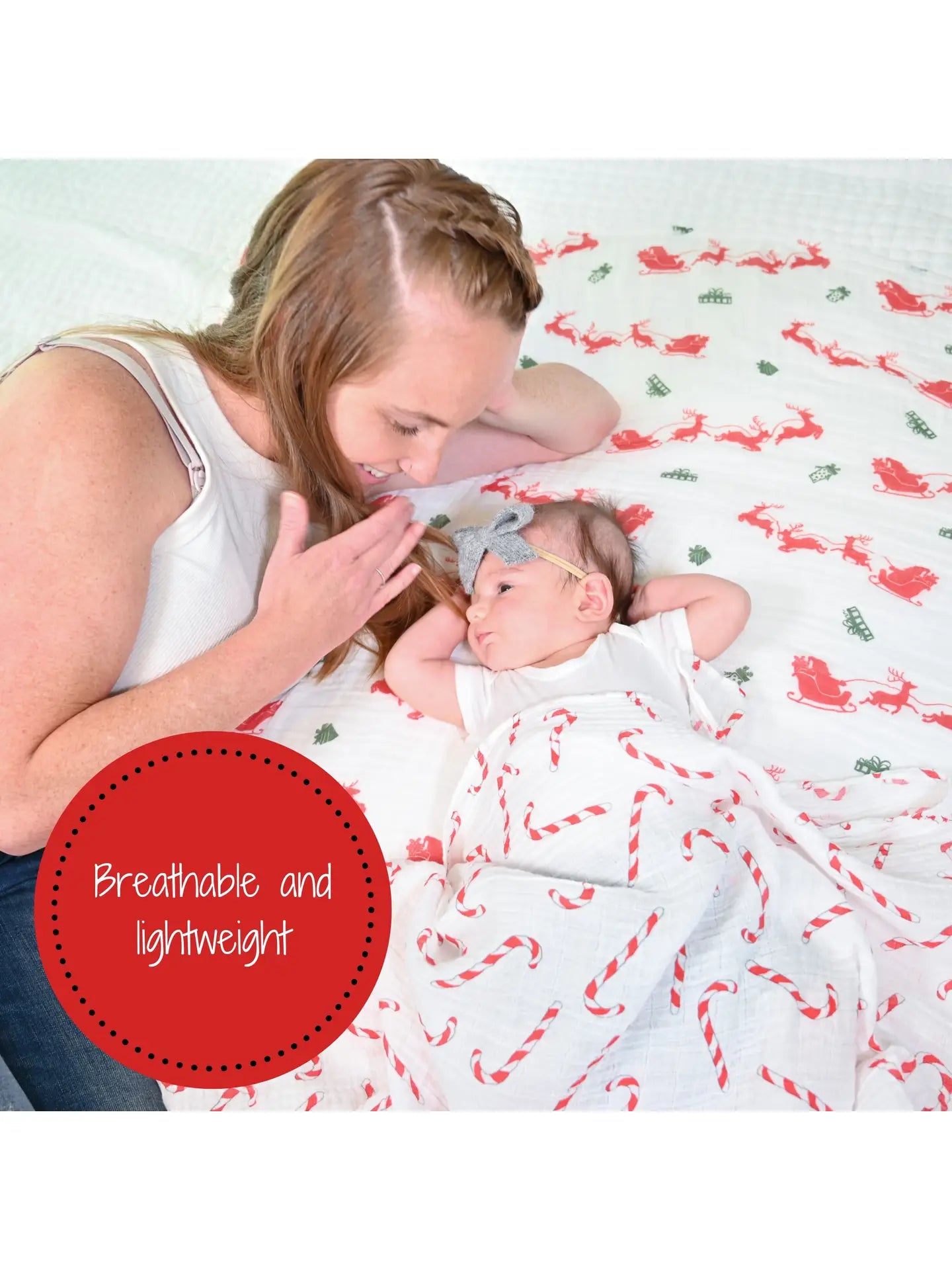 Lolly Banks Candy Cane Swaddle