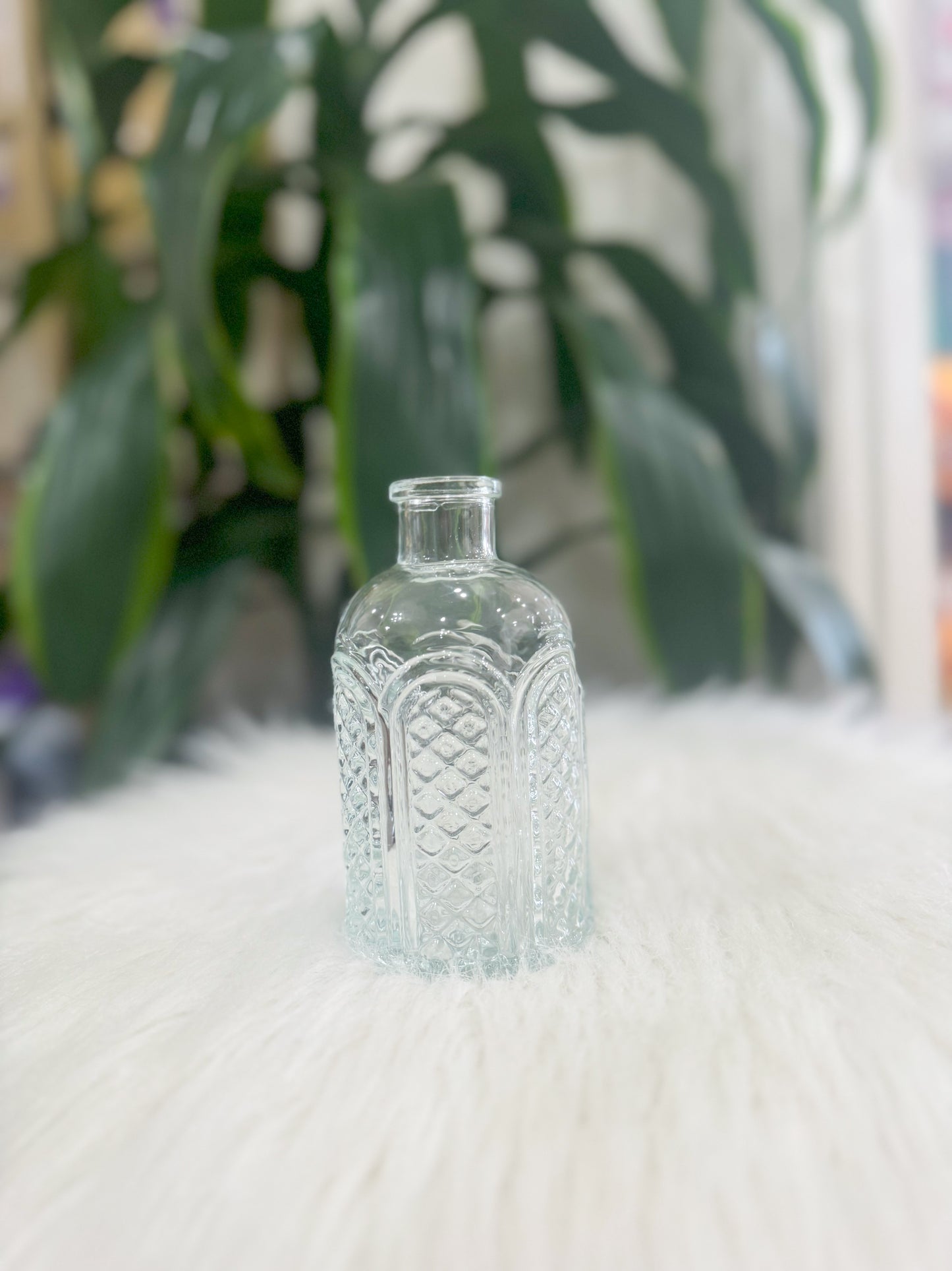 Clear Glass Bud Vase