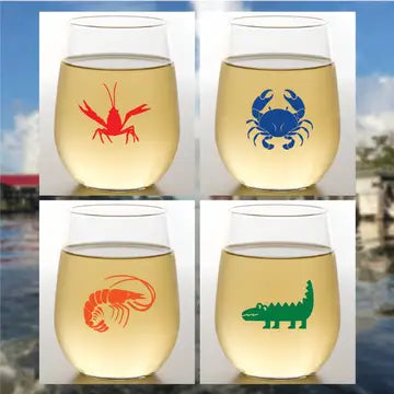 Gumbo Shatterproof Wine Glasses 2 Pack