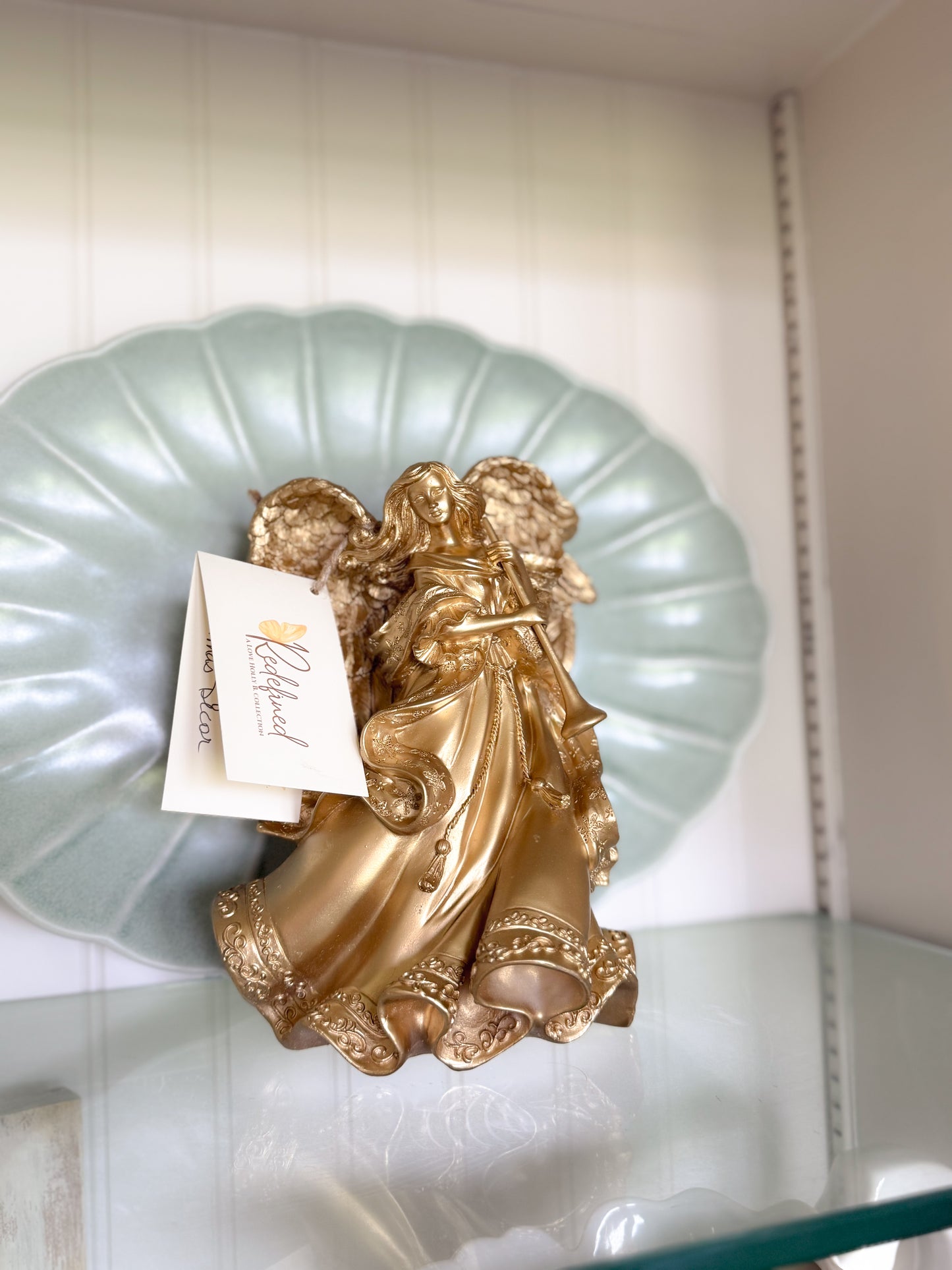 Angelica Golden Angel Acrylic Statue