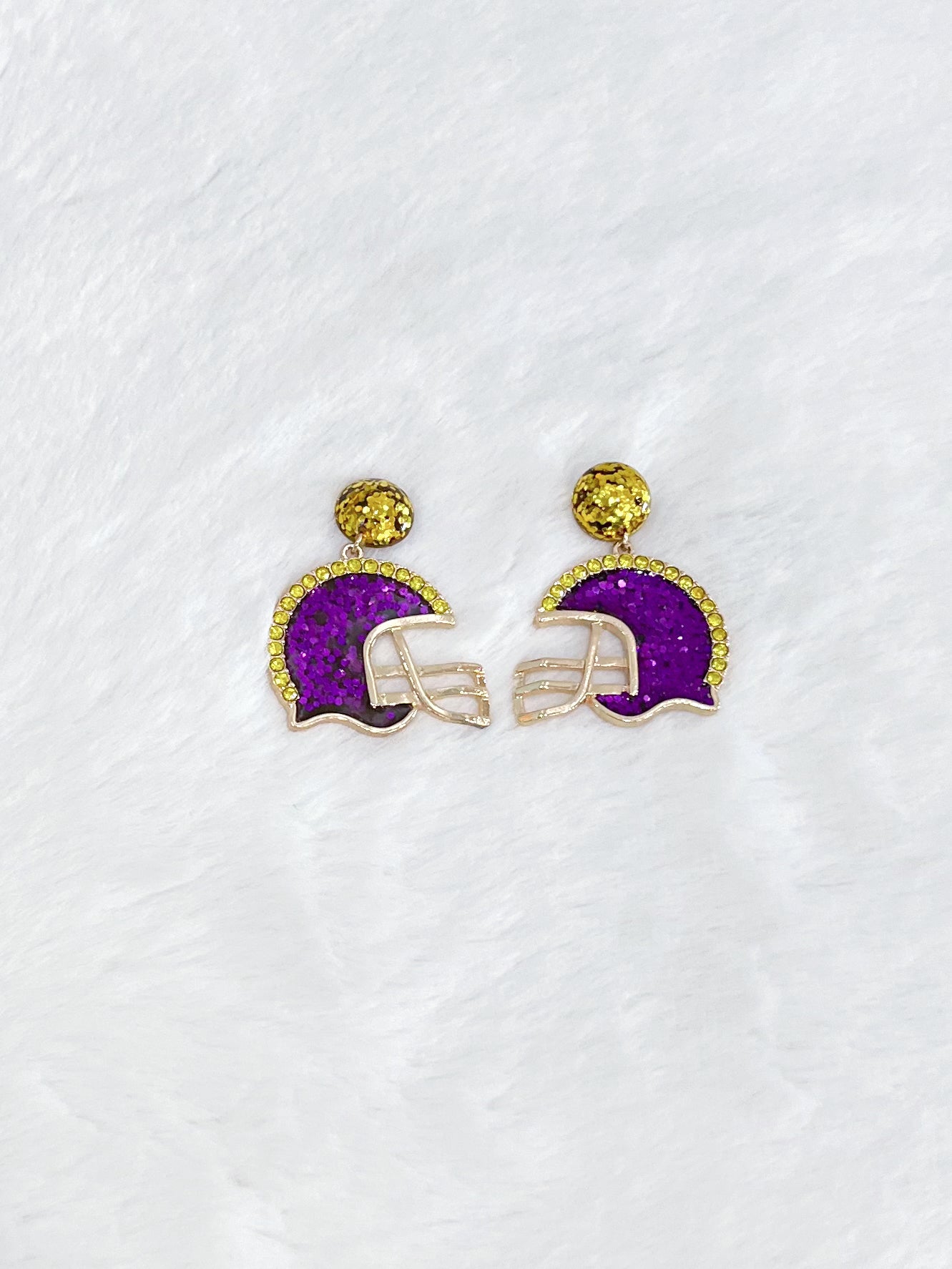 Glitz Helmet Earrings