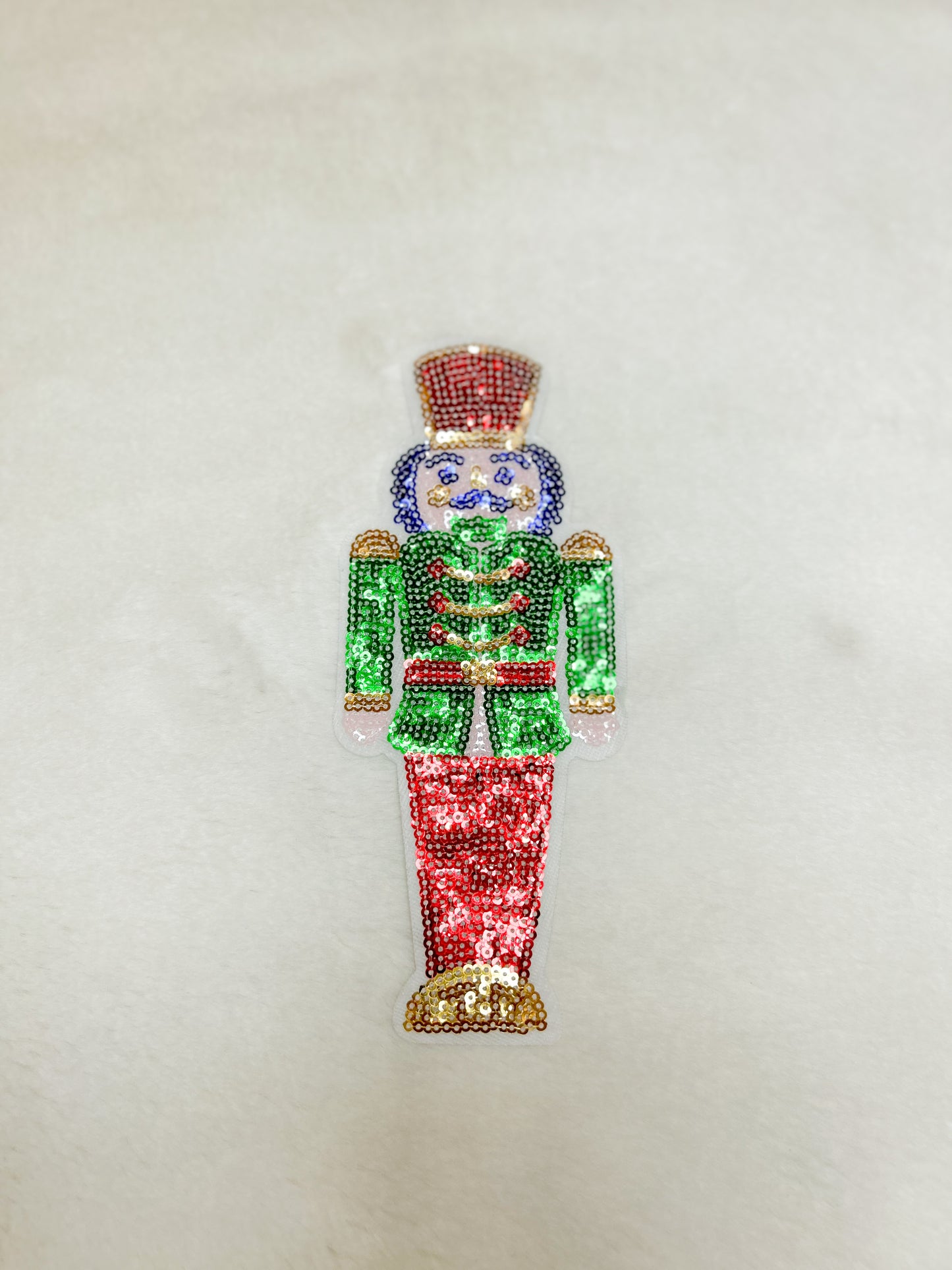 Patch-Small Sequin Nutcracker