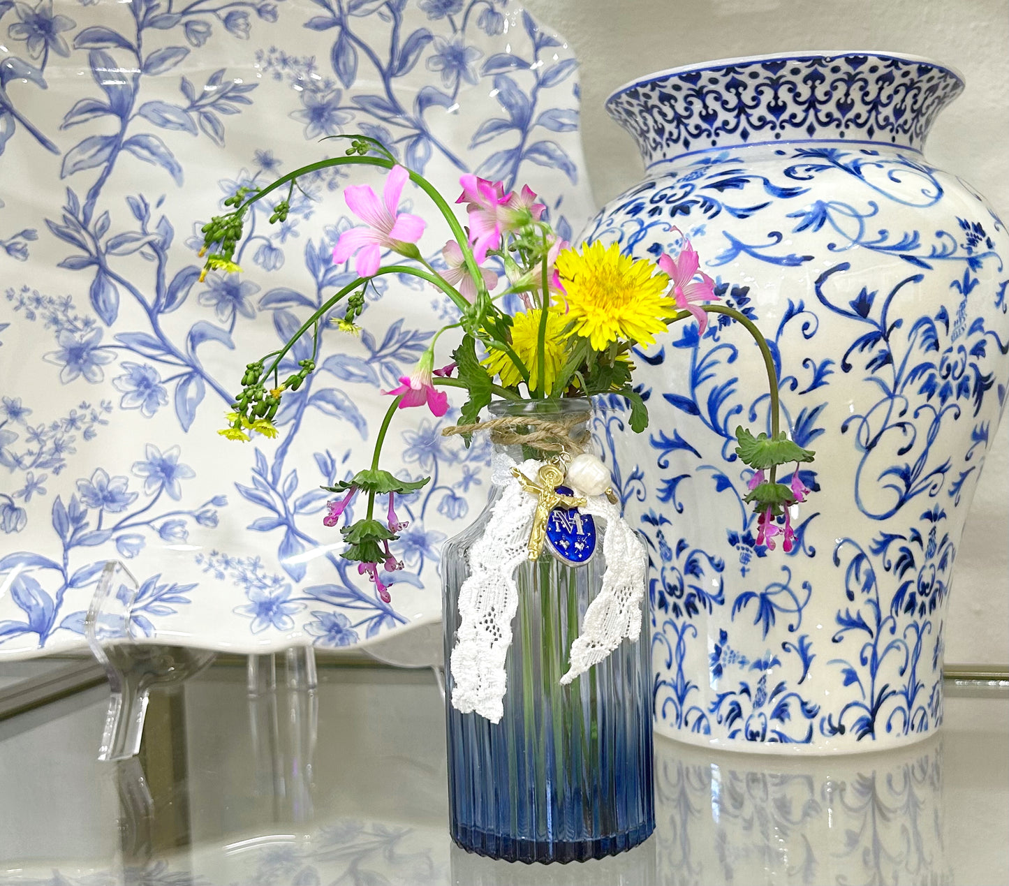 "Gracelyn" -Bud Vase