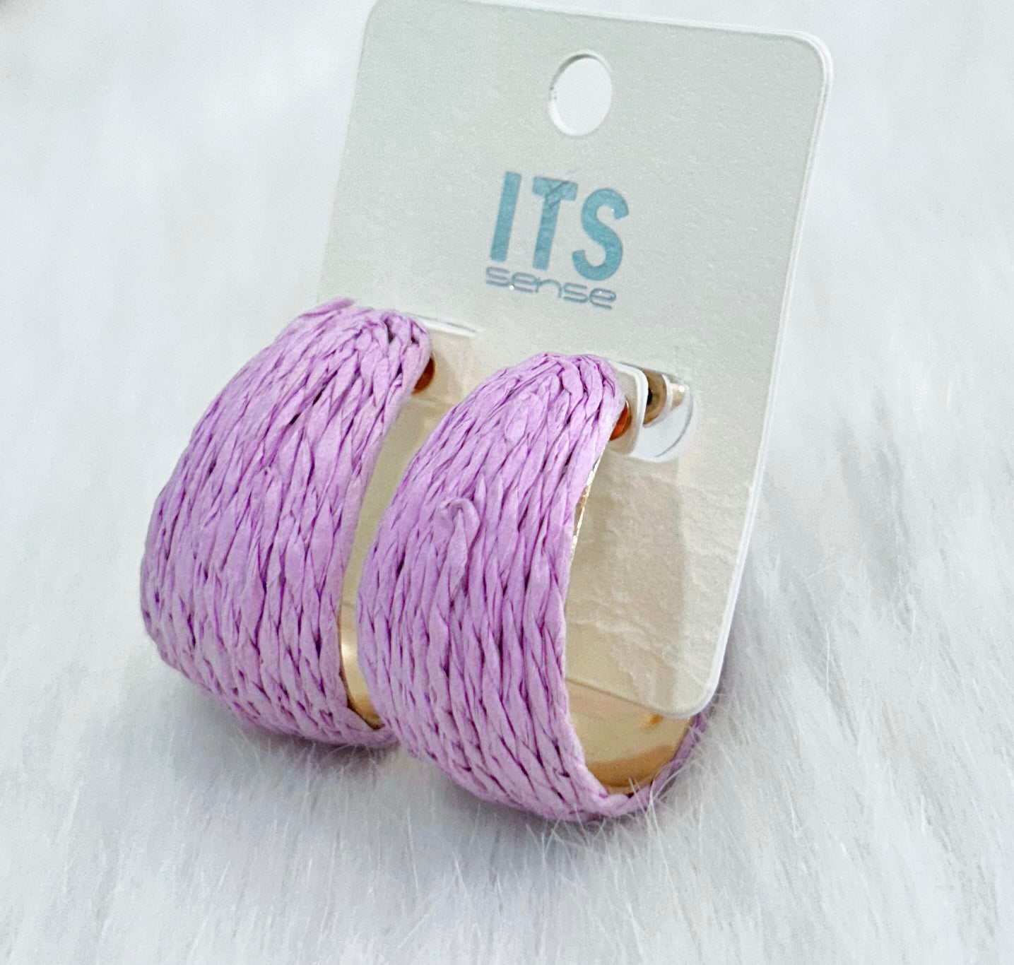 Lavender Wicker Hoops