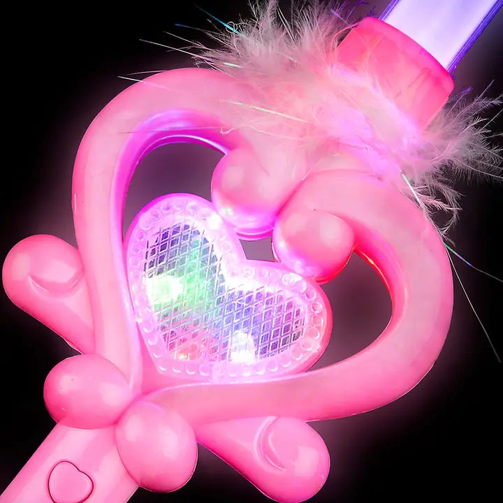 Light Up Princess Feather Wand