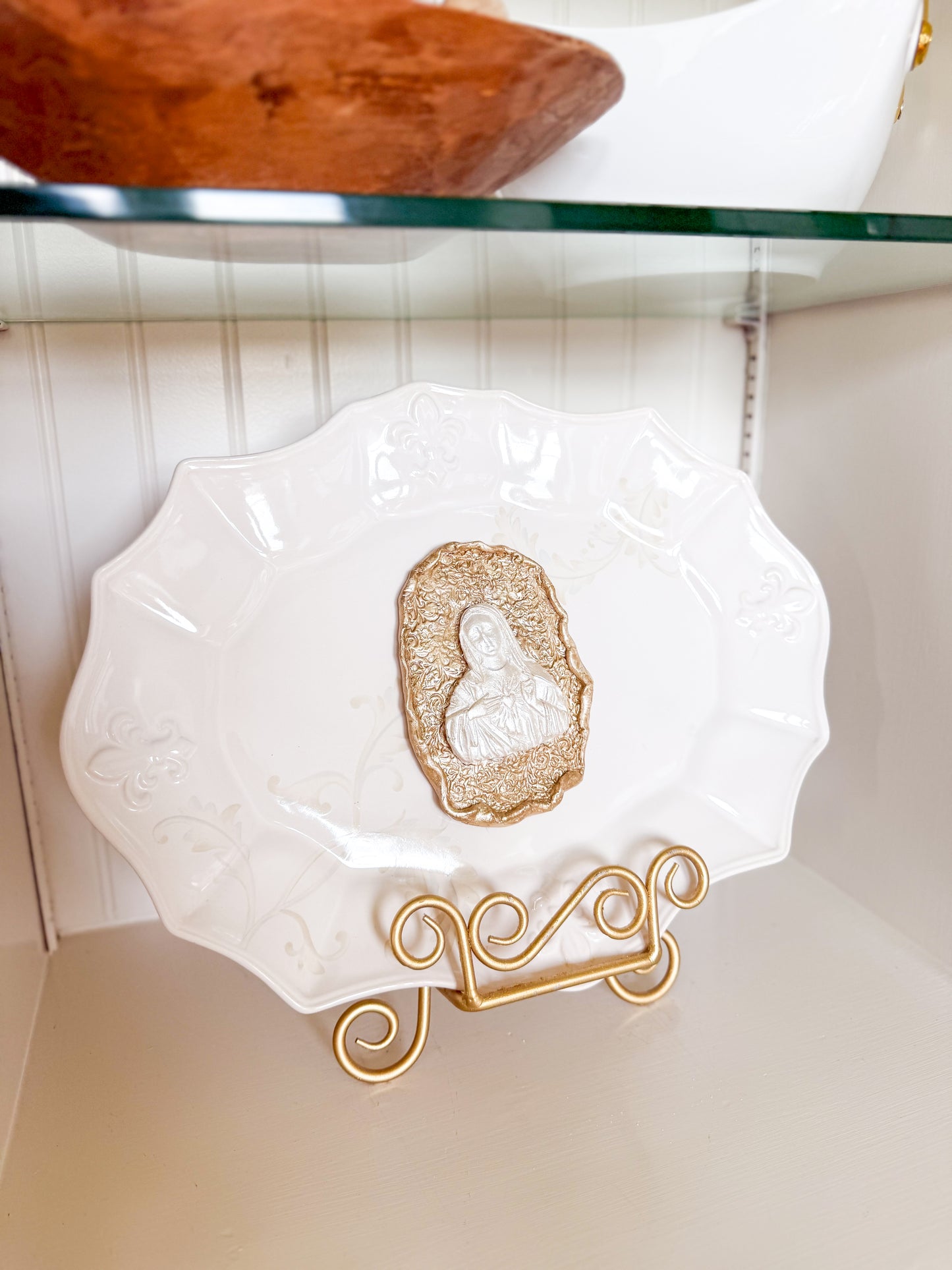 Fleur de Lis Faith Platter
