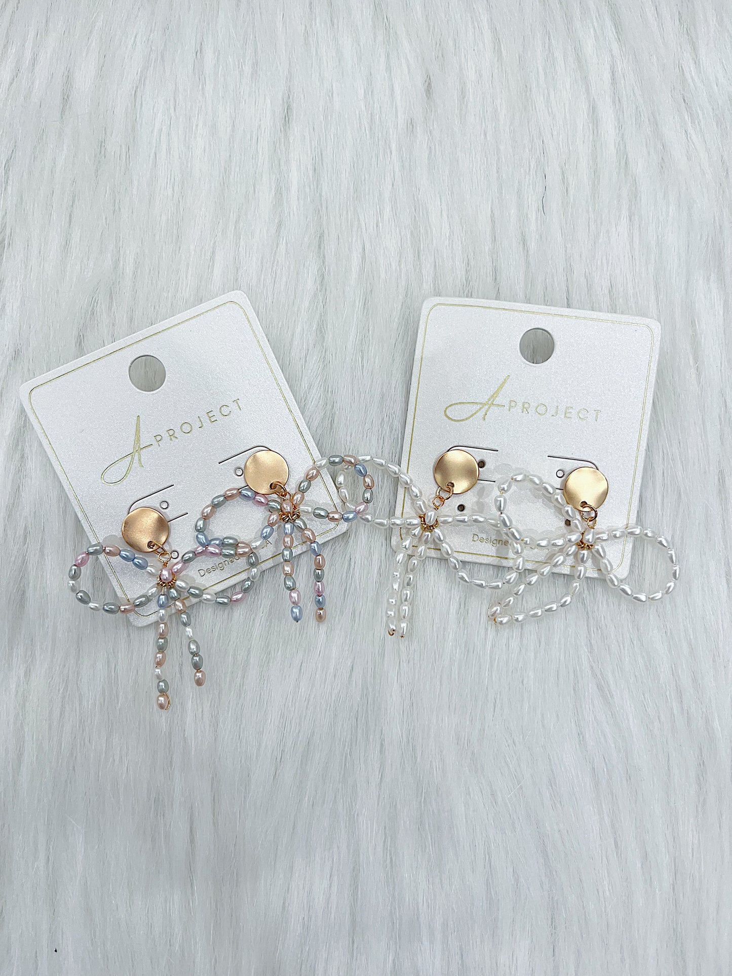 Alma Dangle Bow Earrings