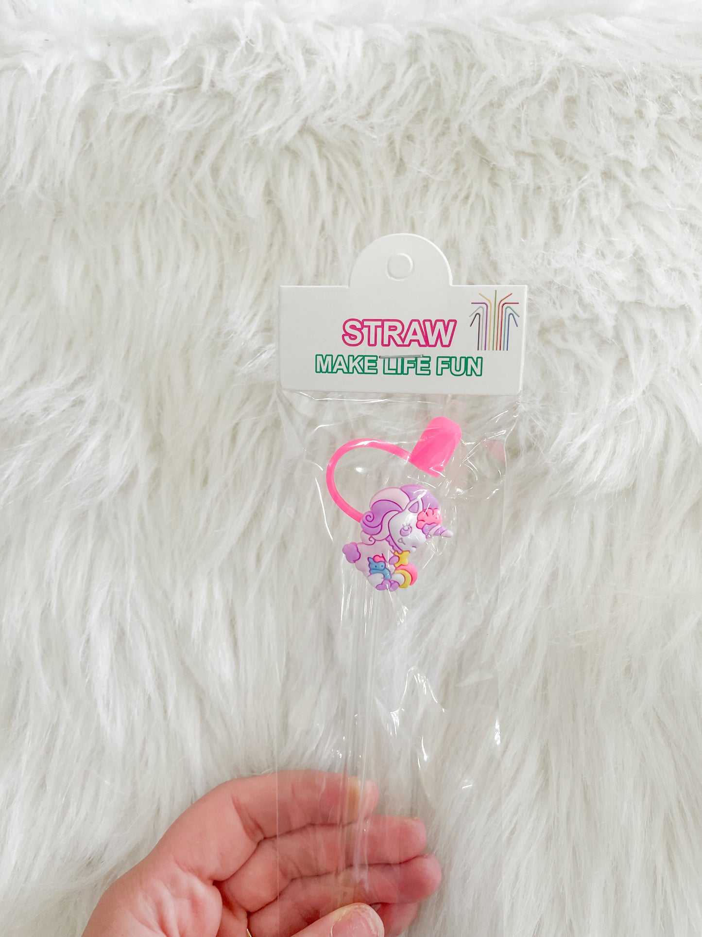 Unicorn Glass Straws