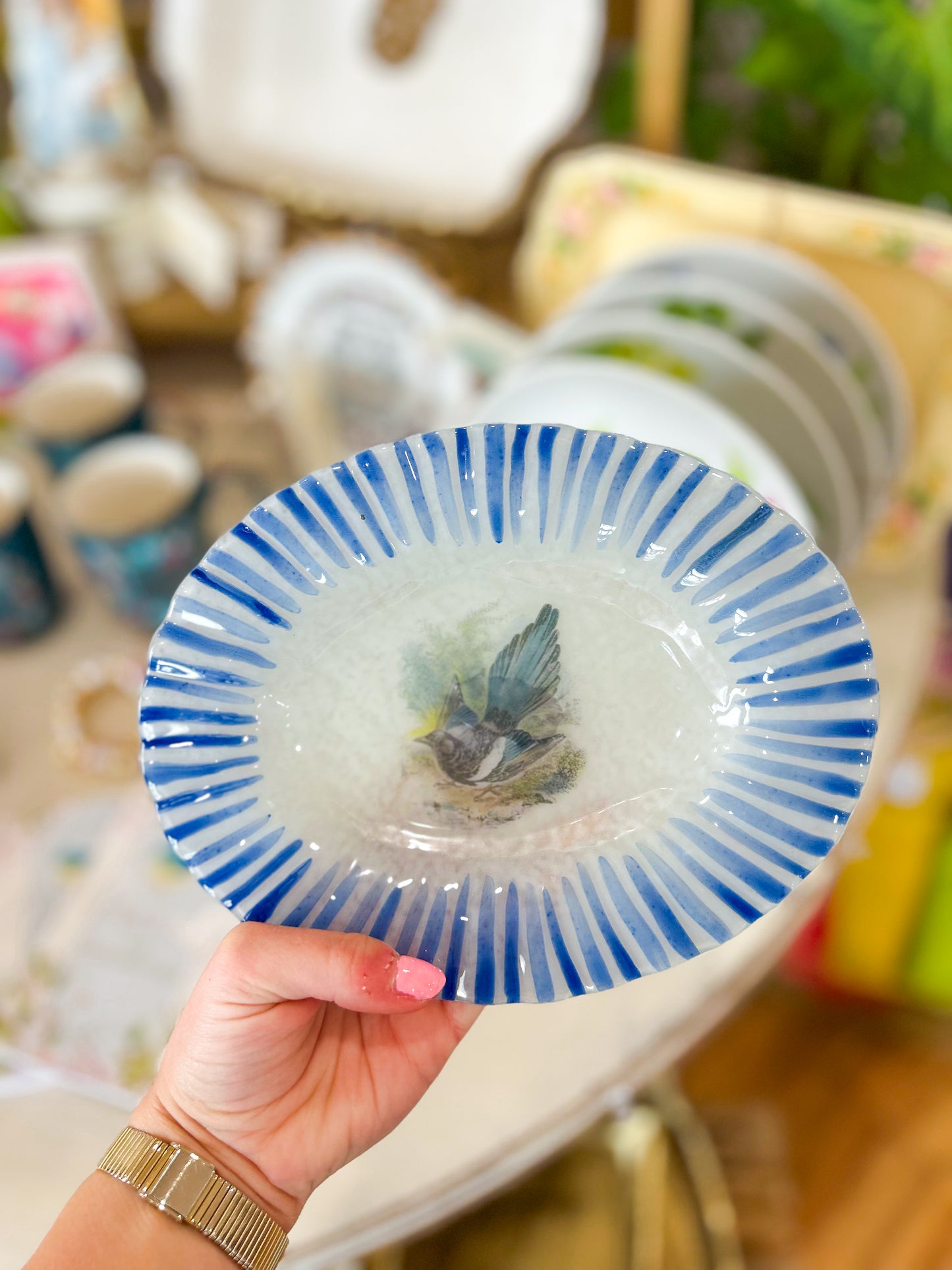 The Chickadee Cottage Dish