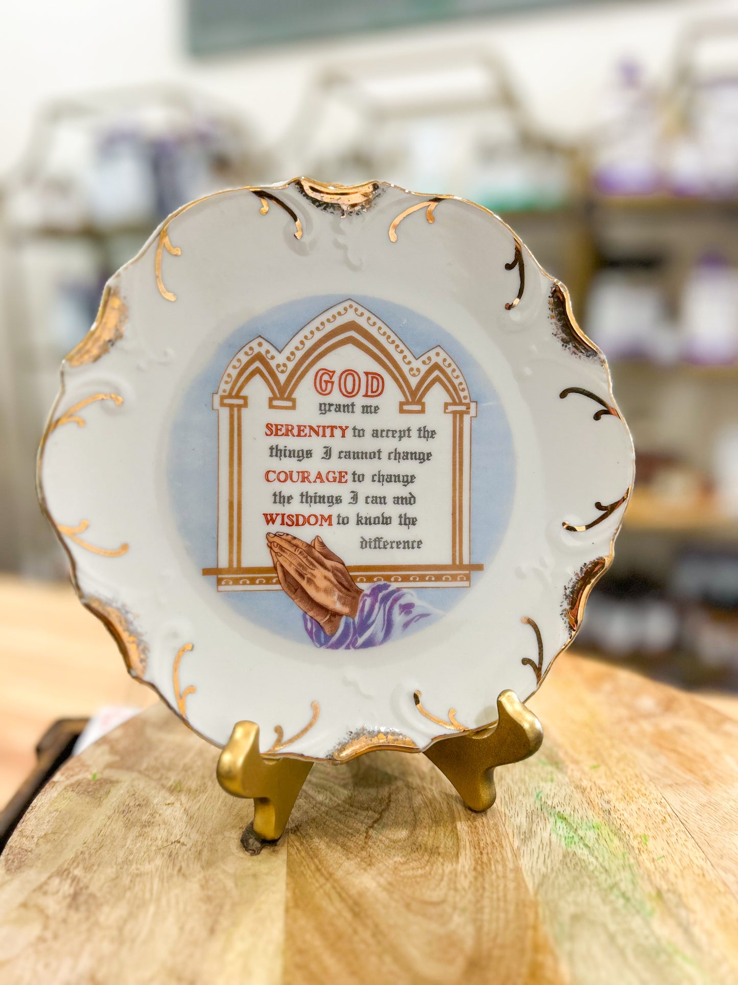Serenity Prayer Decorative Plate
