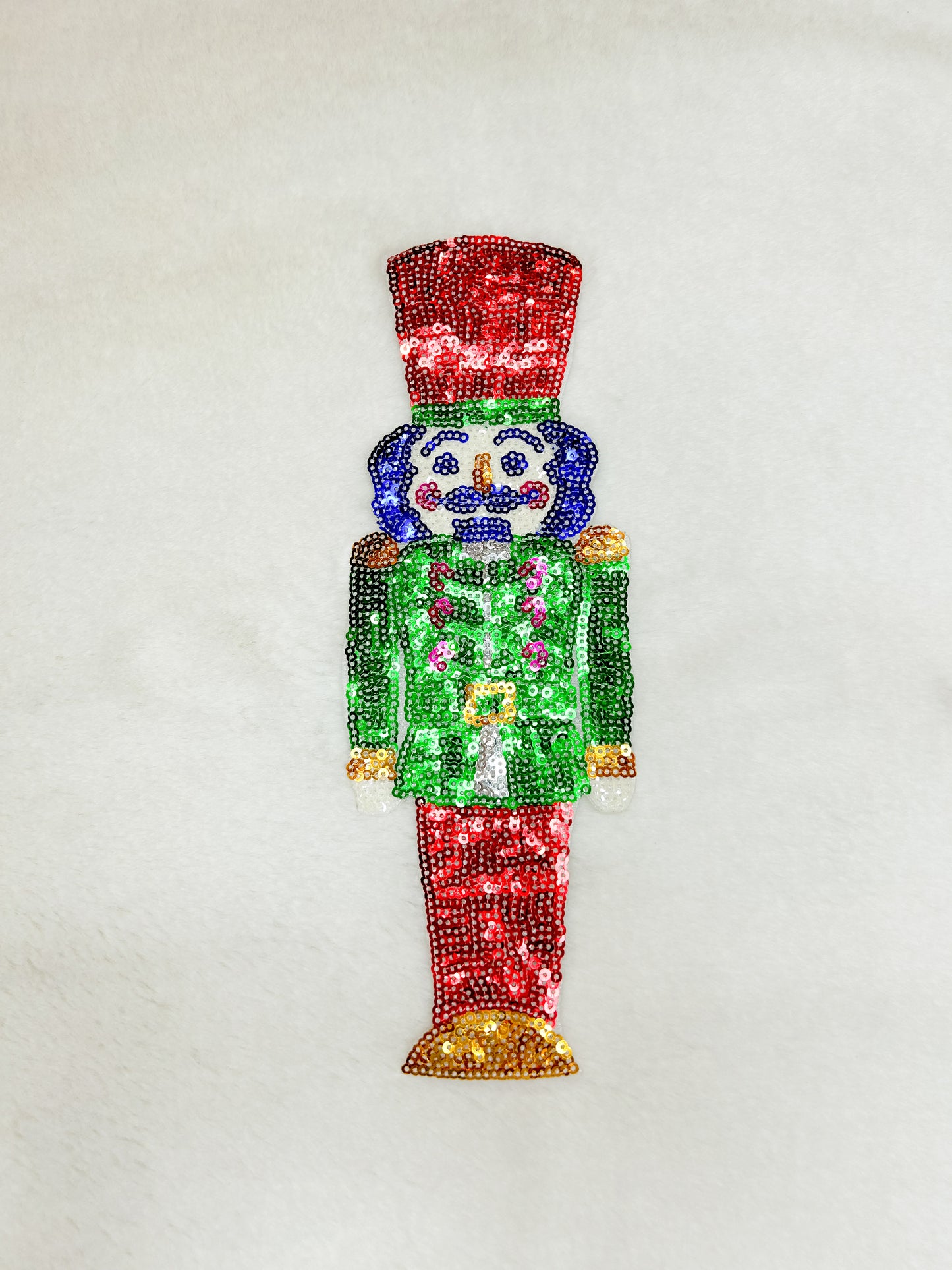 Patch-Sequin Nutcracker