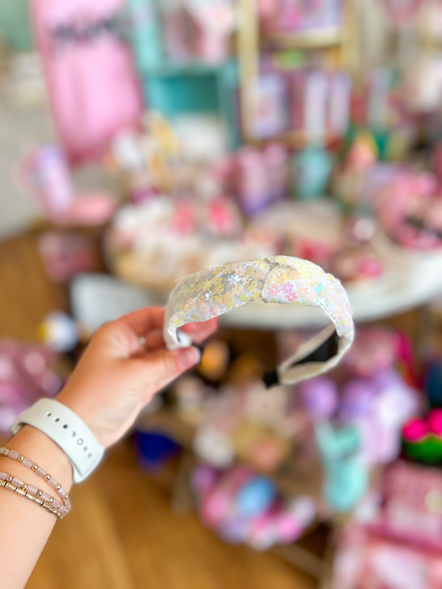 Flower Sequin Headband