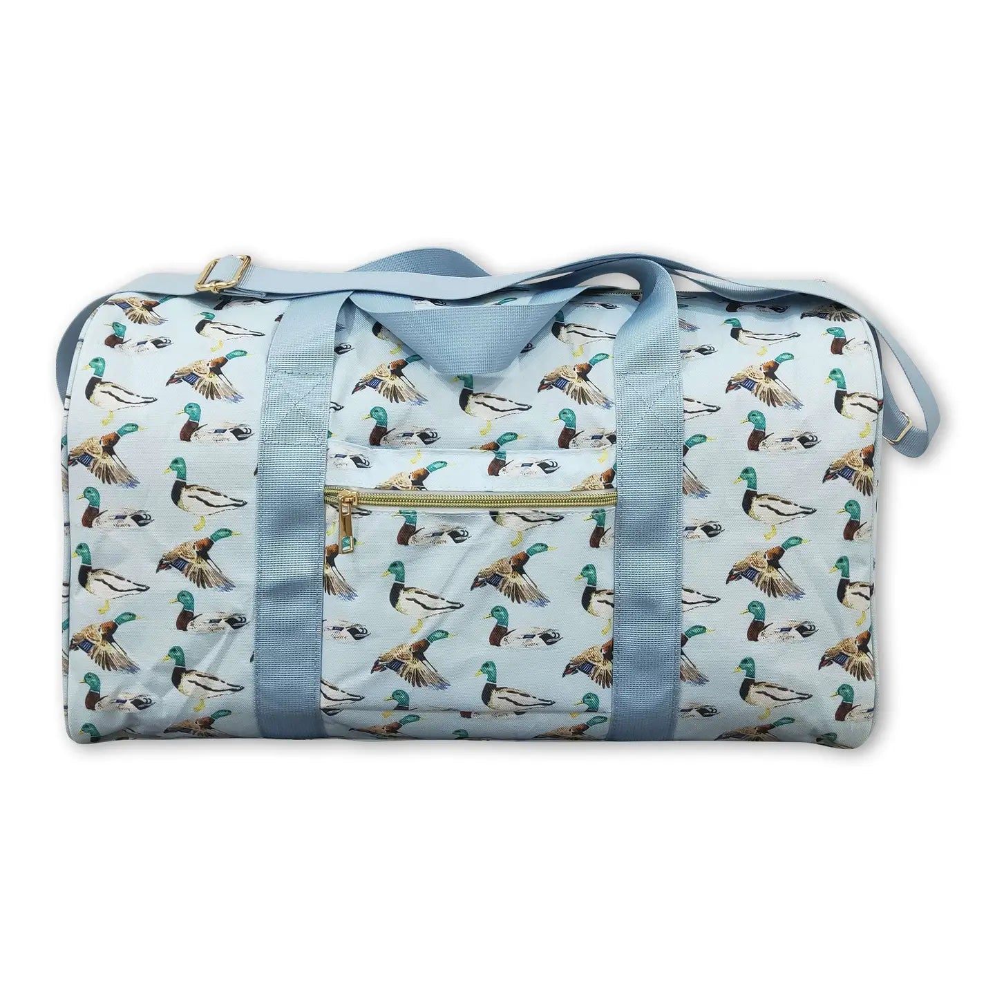 Stripe Strap Duck Duffle Bag