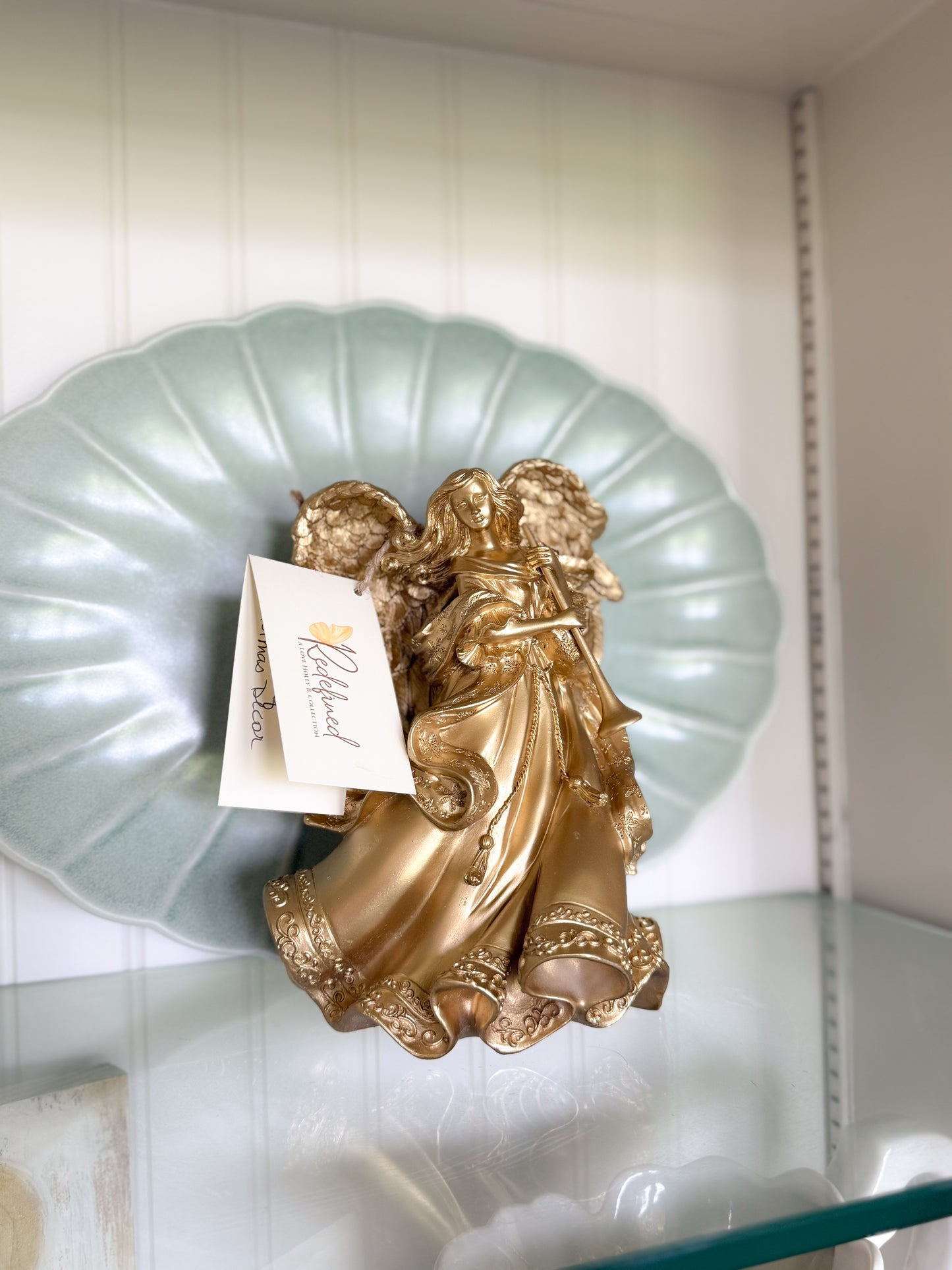 Angelica Golden Angel Acrylic Statue