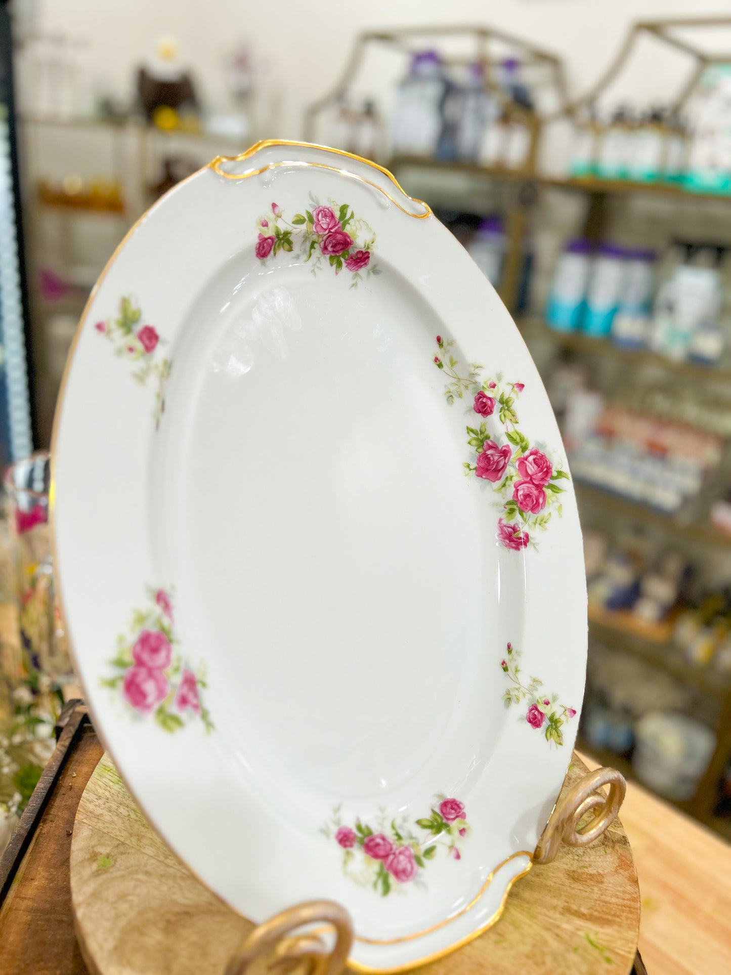 The Moss Rose Platter