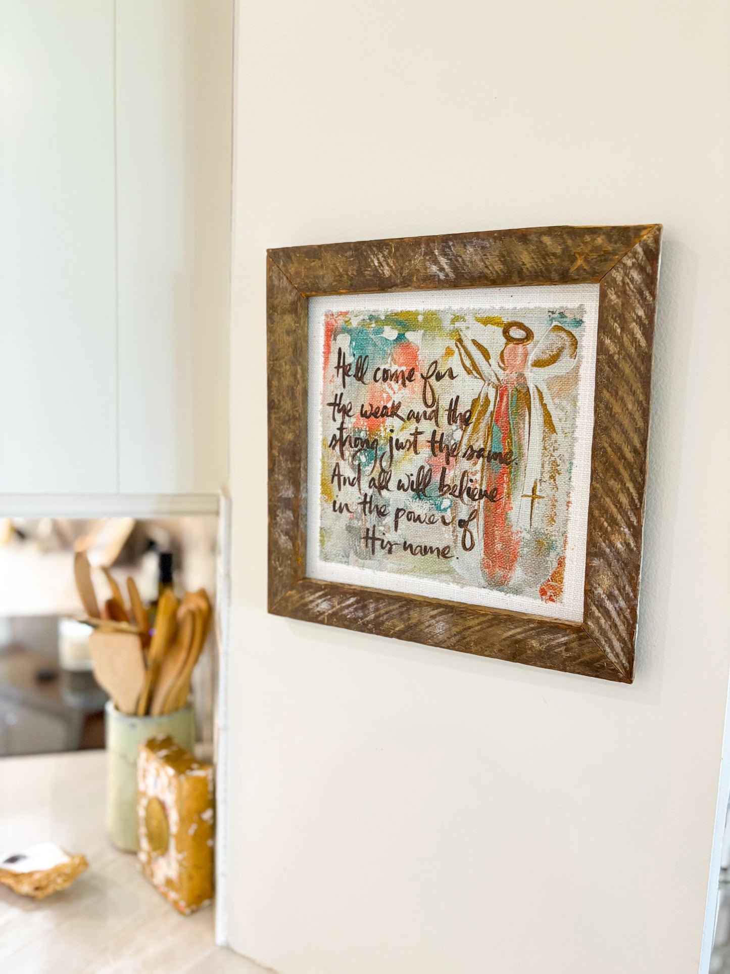 GA He'll Come For 12x12 Art