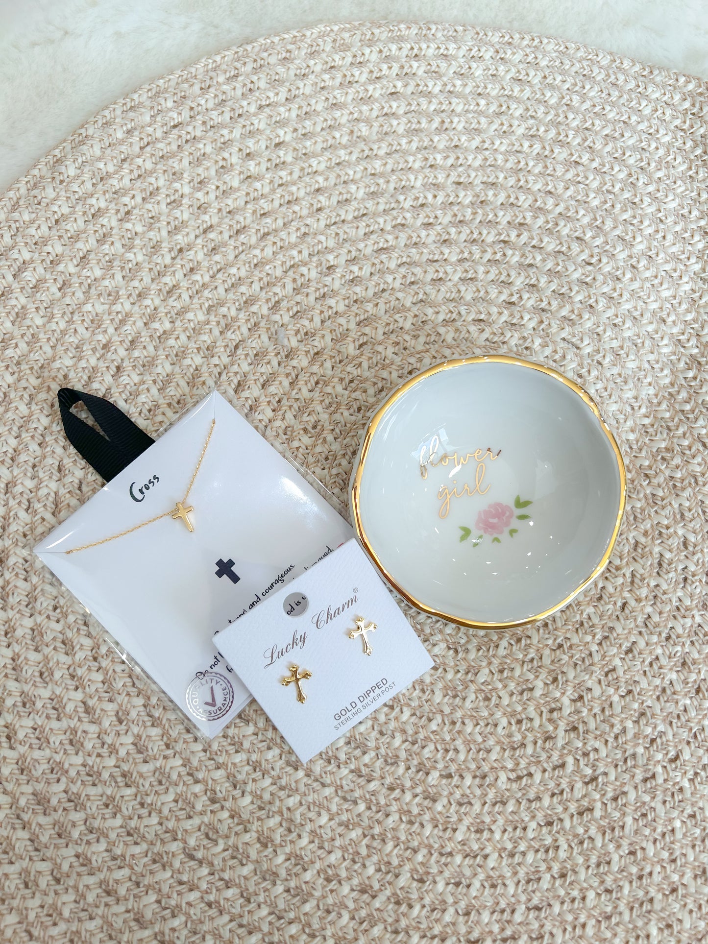 Flower Girl Jewelry Dish