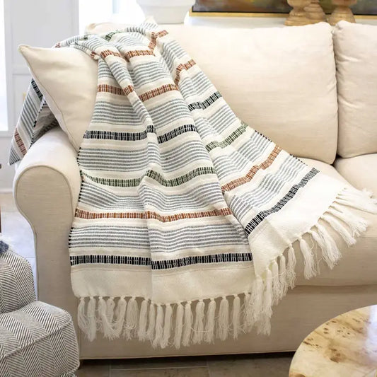 Melshire Throw Cream/Multi
