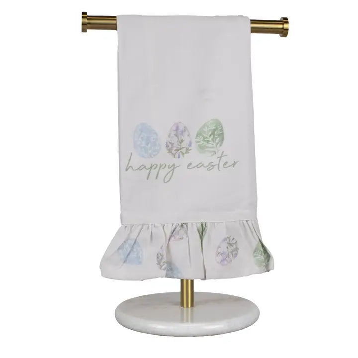 Haven Egg Ruffle Hand Towel