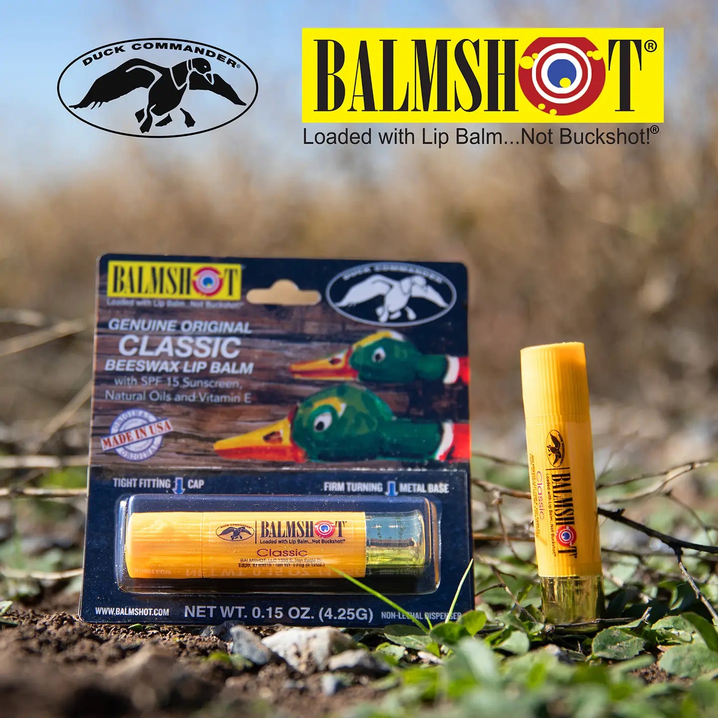 Balmshot & Duck Commander Beeswax Lip Balm