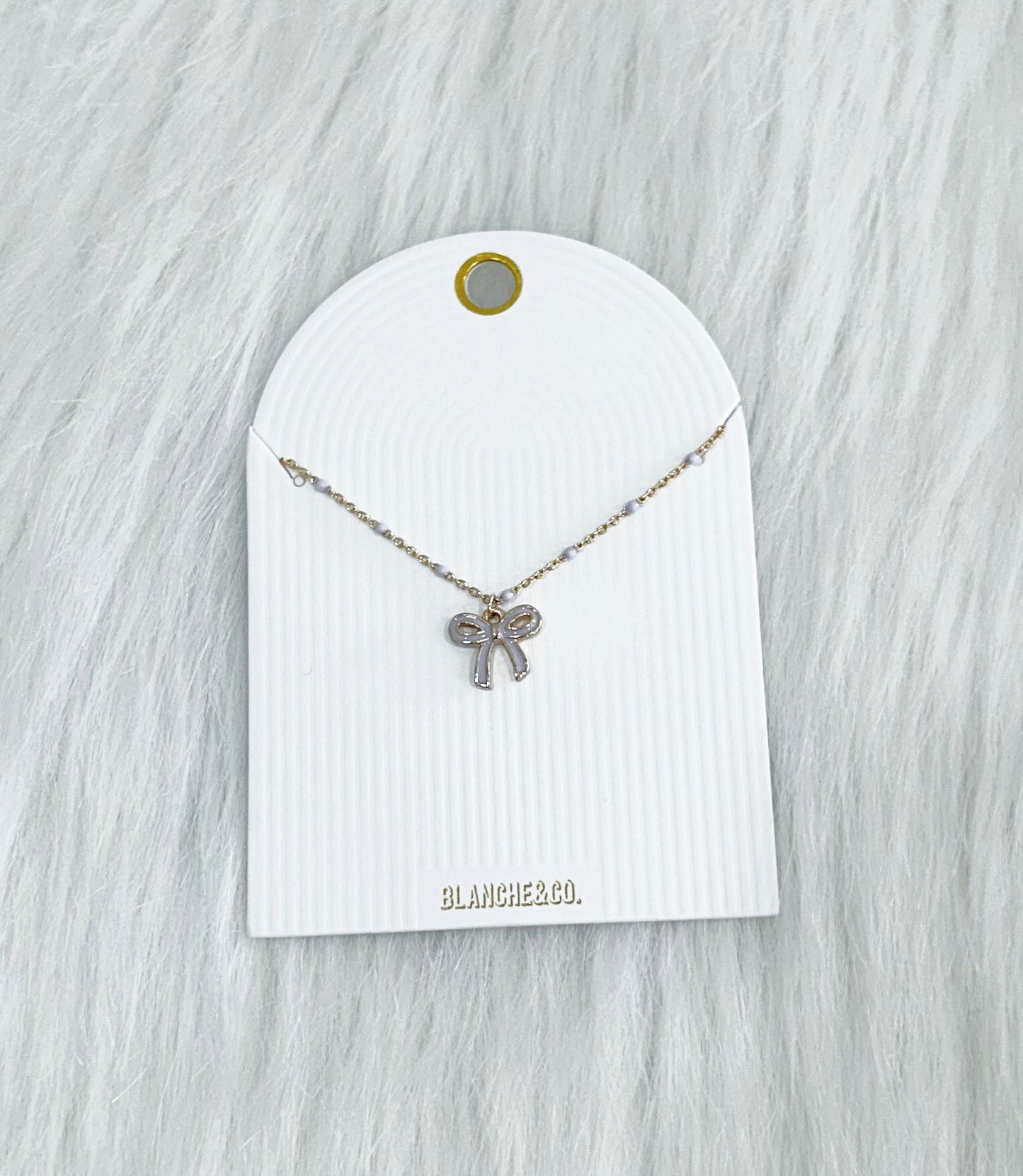 Beads and Bows Necklace